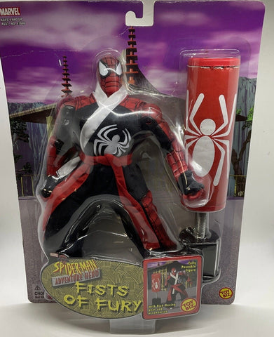 Toy Biz Spiderman Adventure Hero Fist Of Fury Fully Poseable Figure RARE
