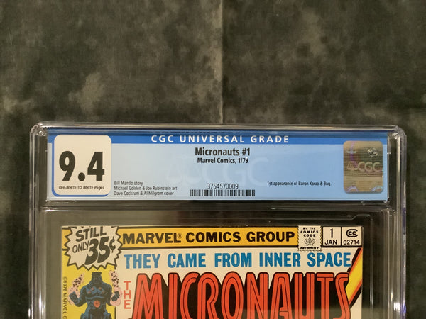 Micronauts #1 CGC 9.4 70009