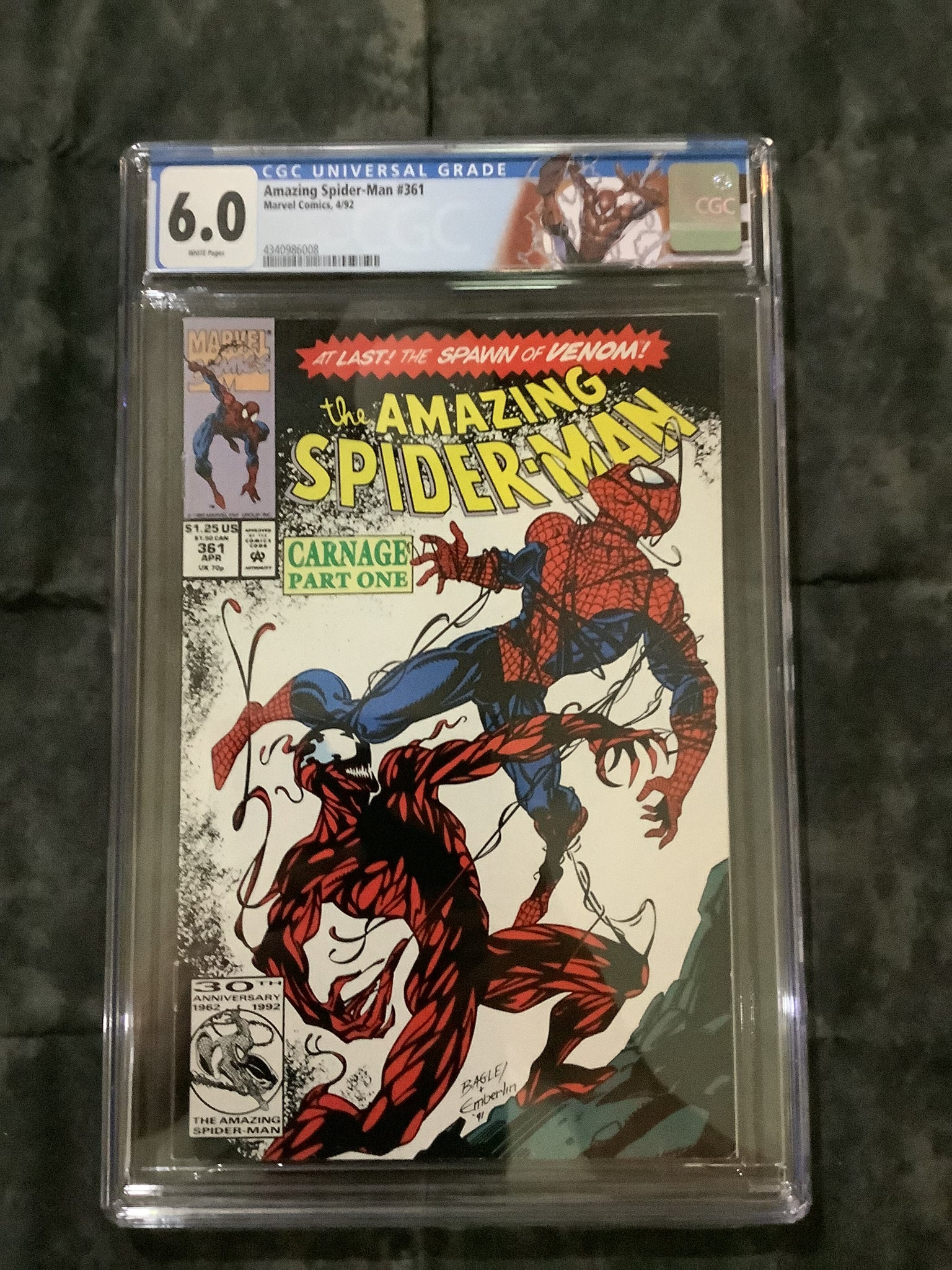 Amazing Spider-Man #361 CGC 6.0 6008