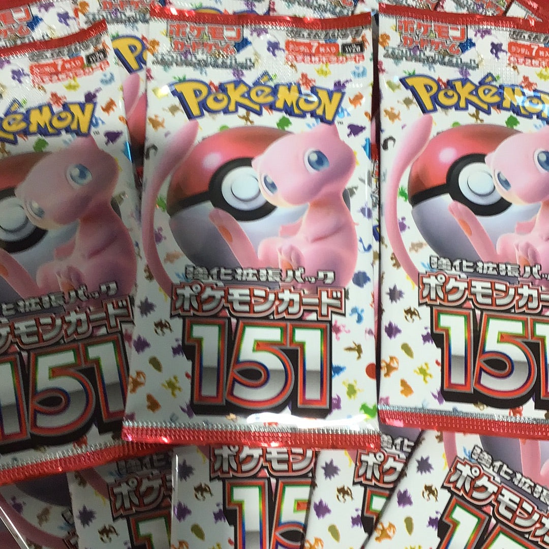 Japanese 151 Pokémon Packs