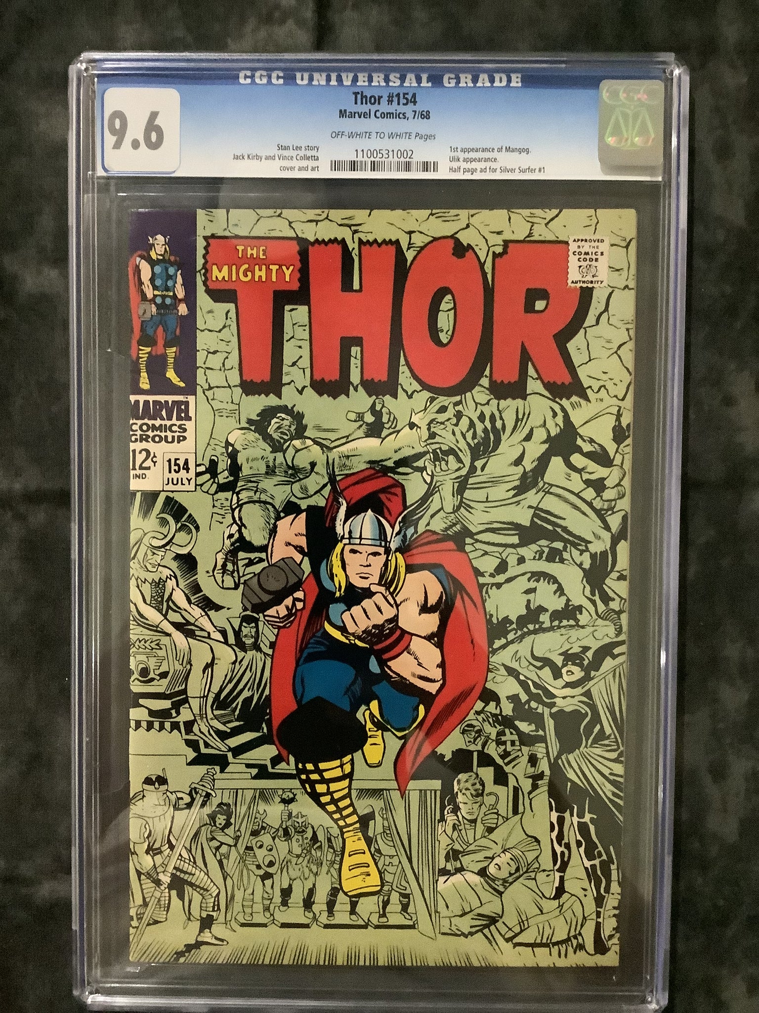 Thor #154 CGC 9.6 31002
