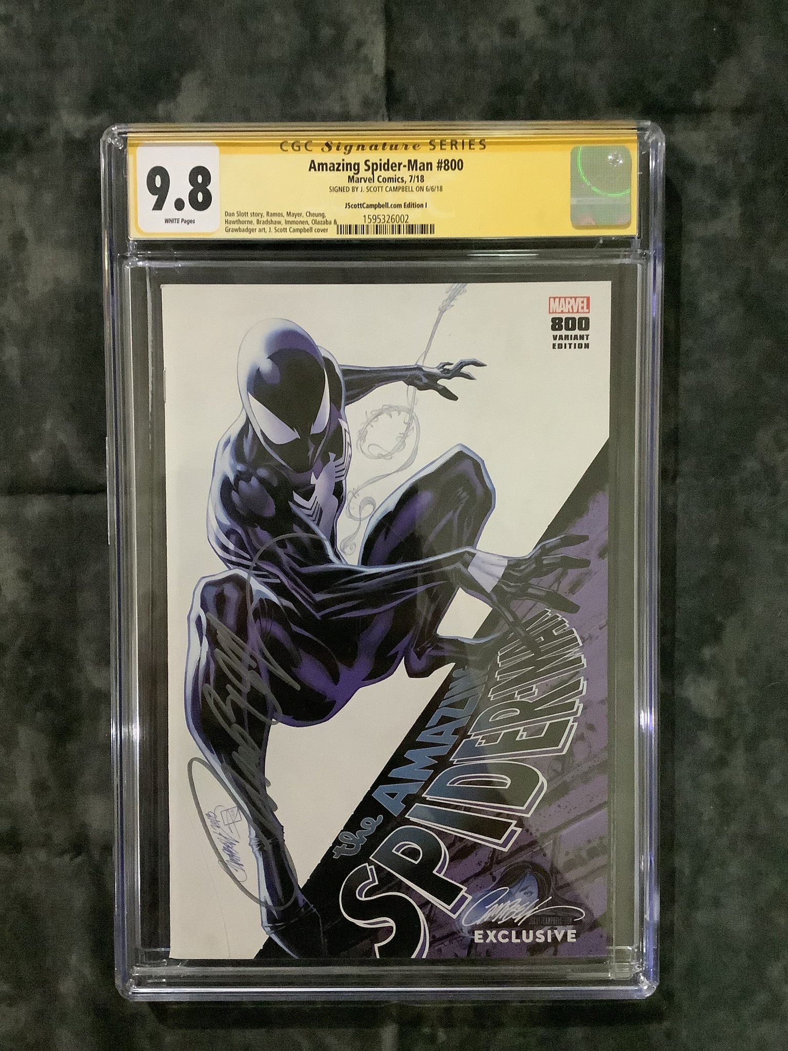 Signature Series Amazing Spider-Man #800 CGC 9.8 26002