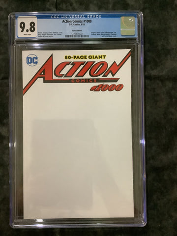 Action Comics #1000 CGC 9.8 4022