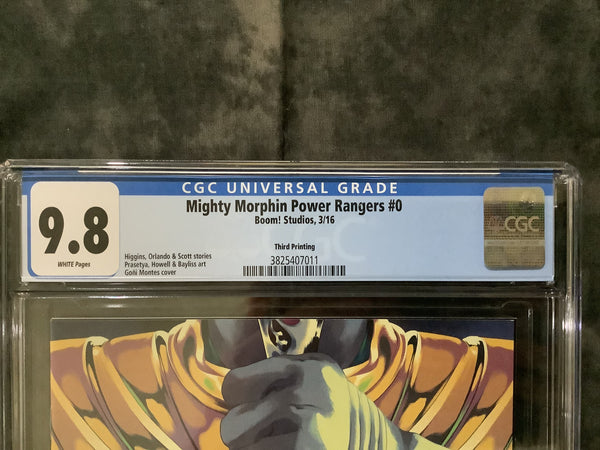 Mighty Morphin Power Rangers #0 CGC 9.8 07011