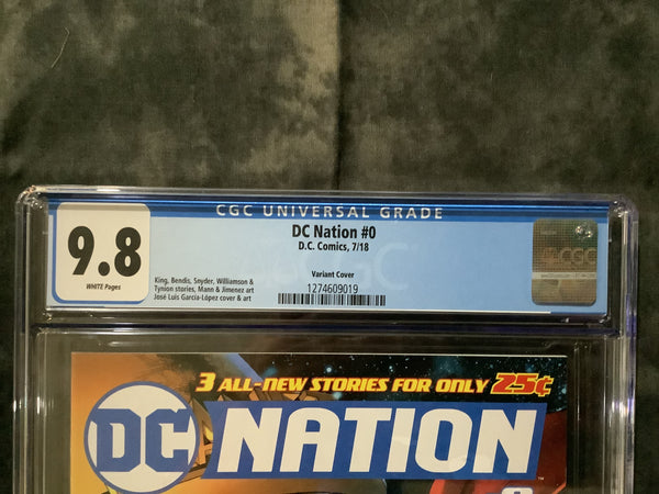DC Nation #0 CGC 9.8 09019
