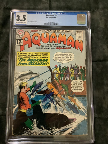Aquaman #3 CGC 3.5 4001