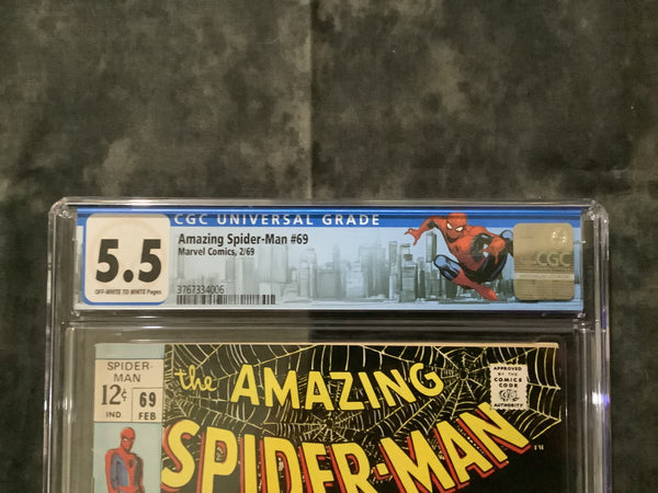 Amazing Spider-Man #69 CGC 5.5 34006