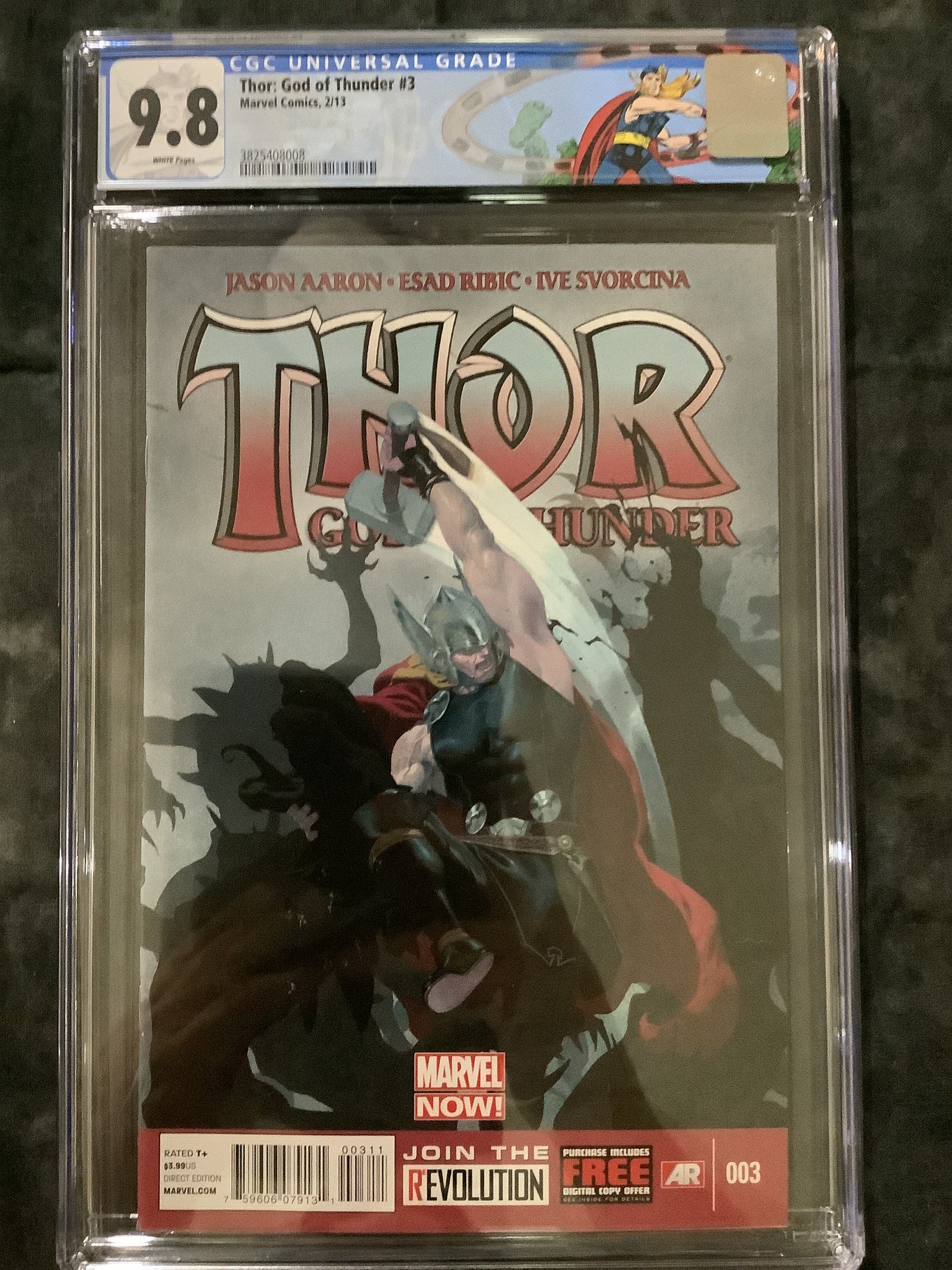 Thor: God of Thunder #3 CGC 9.8 08008