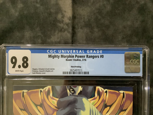 Mighty Morphin Power Rangers #0 CGC 9.8 07013