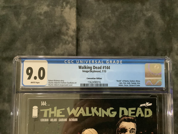 Walking Dead #144 CGC 9.0 0016