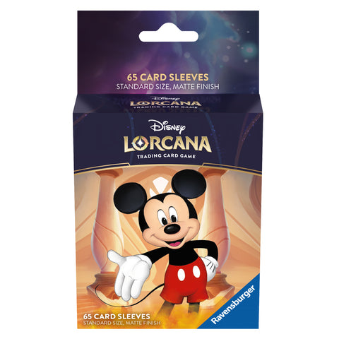 Card Sleeves: Disney Lorcana- The First Chapter Card Sleeve Pack C: Mickey Mouse