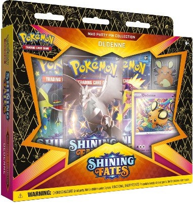 Pokémon TCG: Shining Fates Mad Party Pin Collections - Dedenne