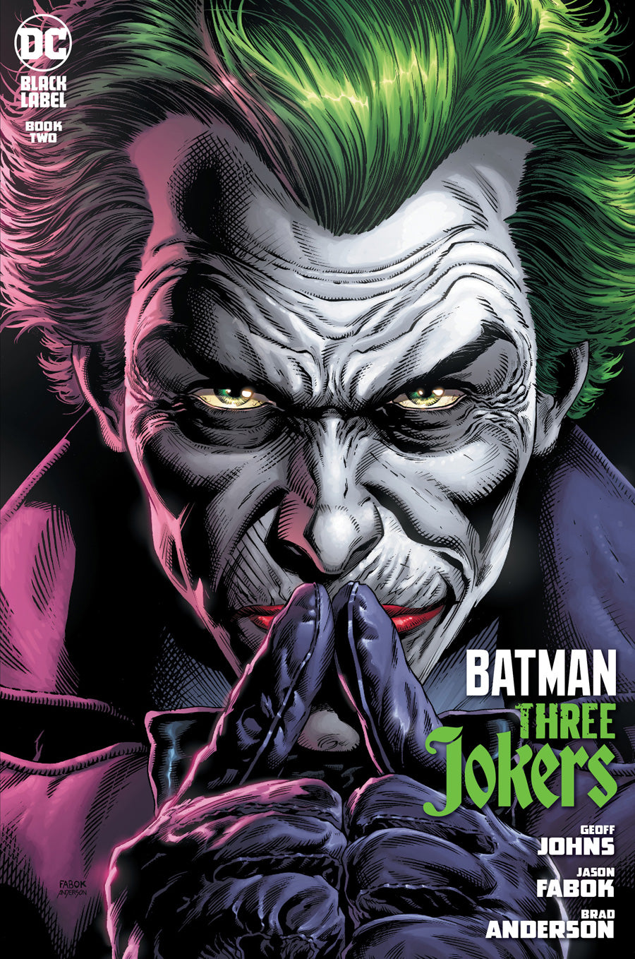 BATMAN THREE JOKERS #2 COVER A JASON FABOK JOKER