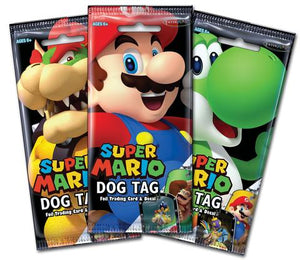 Super Mario Dog Tag & Trading Card Pack