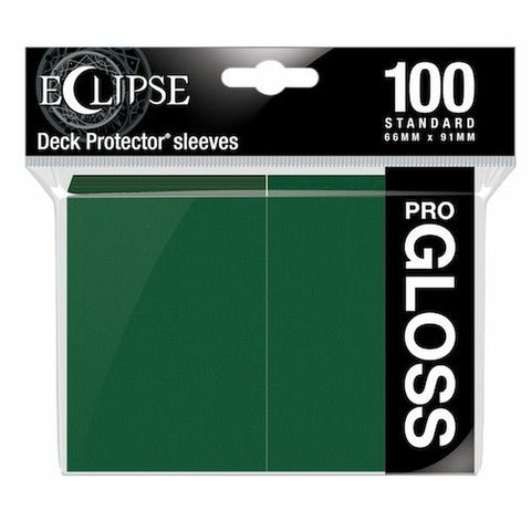 Eclipse Gloss Standard Sleeves - Forest Green