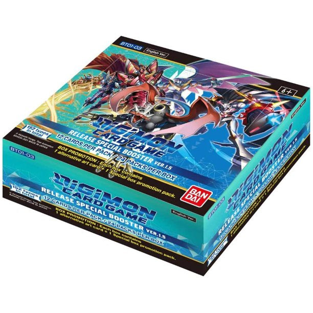 Bandai - Digimon English TCG V1.5 Core Booster Box - 24 Packs - Trading Card Game