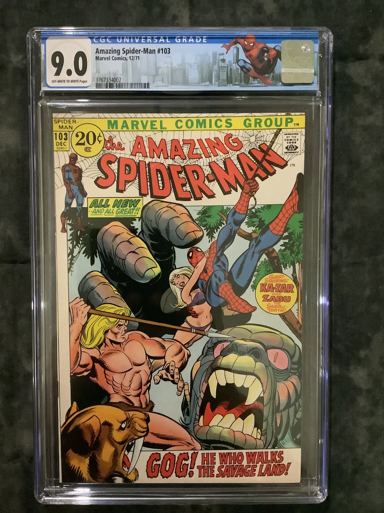 Amazing Spider-Man #103 CGC 9.0 34002