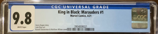 King in Black: Marauders #1 Marvel Comics, 4/21 CGC 9.8