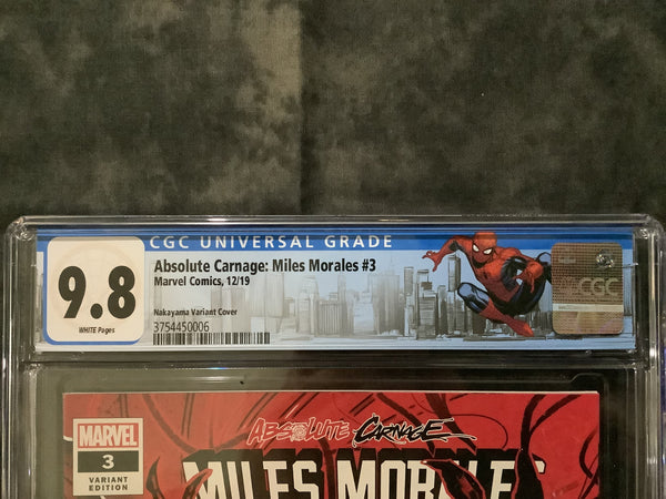 Absolute Carnage: Miles Morales #3 CGC 9.8 50006