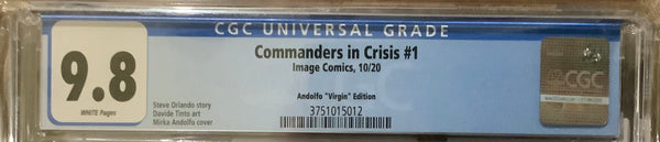 Commanders in Crisis #1 Image Comics, 10/20 CGC 9.8