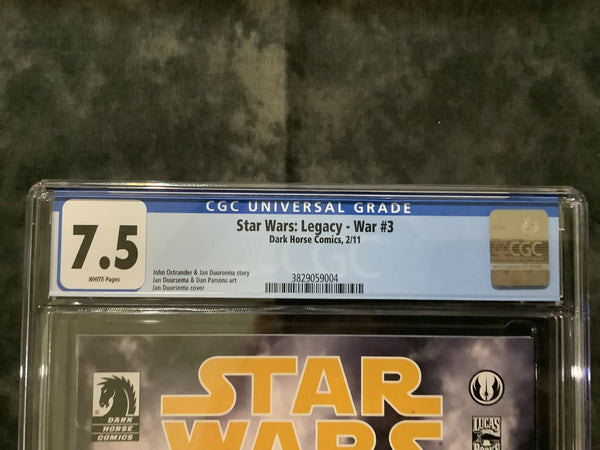 Star Wars: Legacy - War #3 CGC 7.5 59004