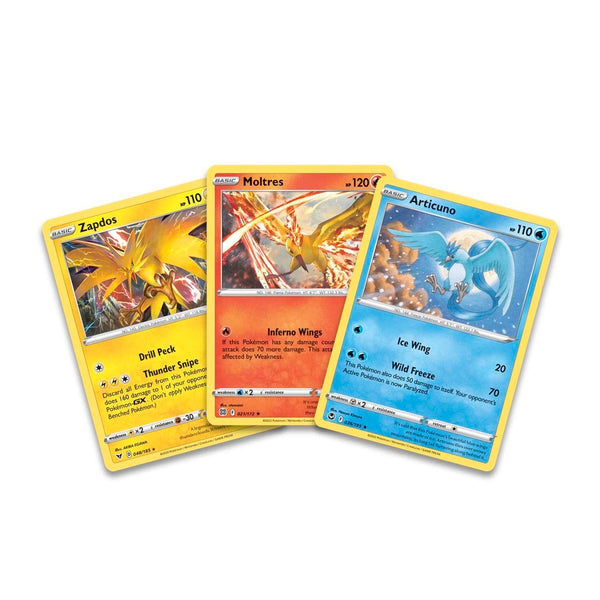 Pokémon TCG: Articuno, Zapdos & Moltres Cards with 2 Booster Packs & Coin