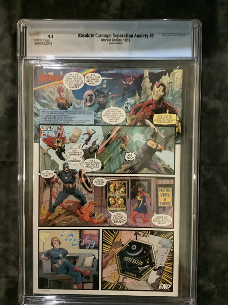 Absolute Carnage: Separation Anxiety #1 CGC 9.8 22003