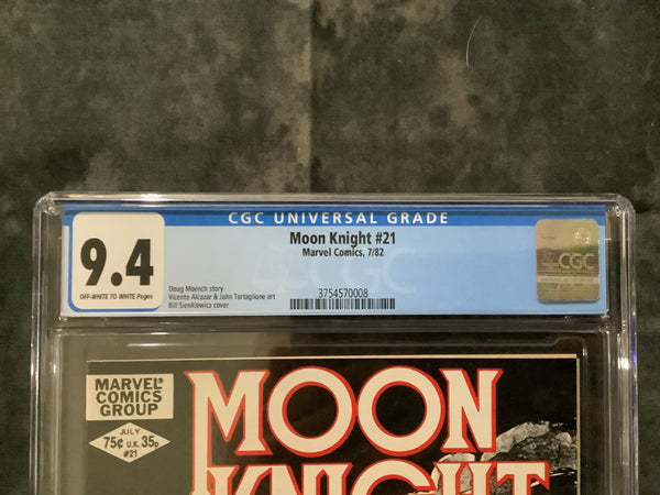 Moon Knight #21 CGC 9.4 70008
