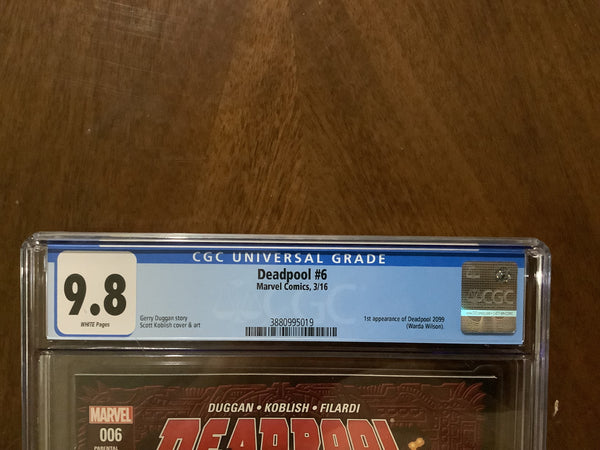 Deadpool#6 CGC 9.8