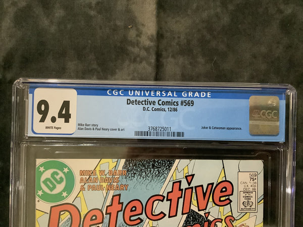 Detective Comics #569 CGC 9.4 25011