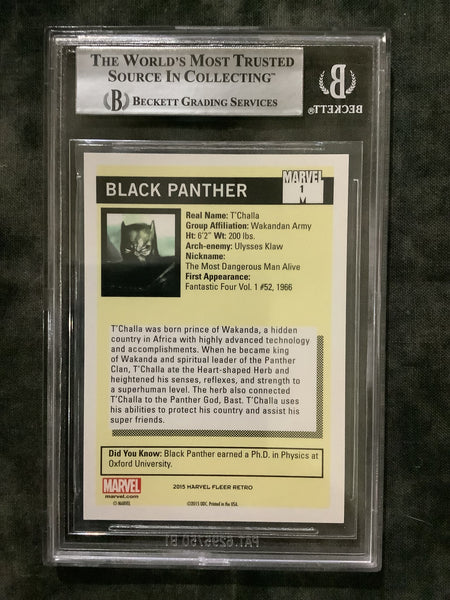 2015 Fleer Retro Marvel Black Panther #1 8247