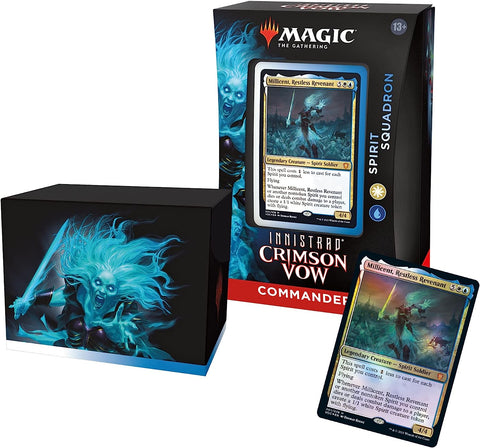 Magic The Gathering Innistrad: Crimson Vow Commander Deck – Spirit Squadron (White-Blue)