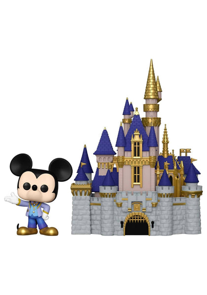 POP! TOWN CINDERELLA CASTLE AND MICKEY MOUSE