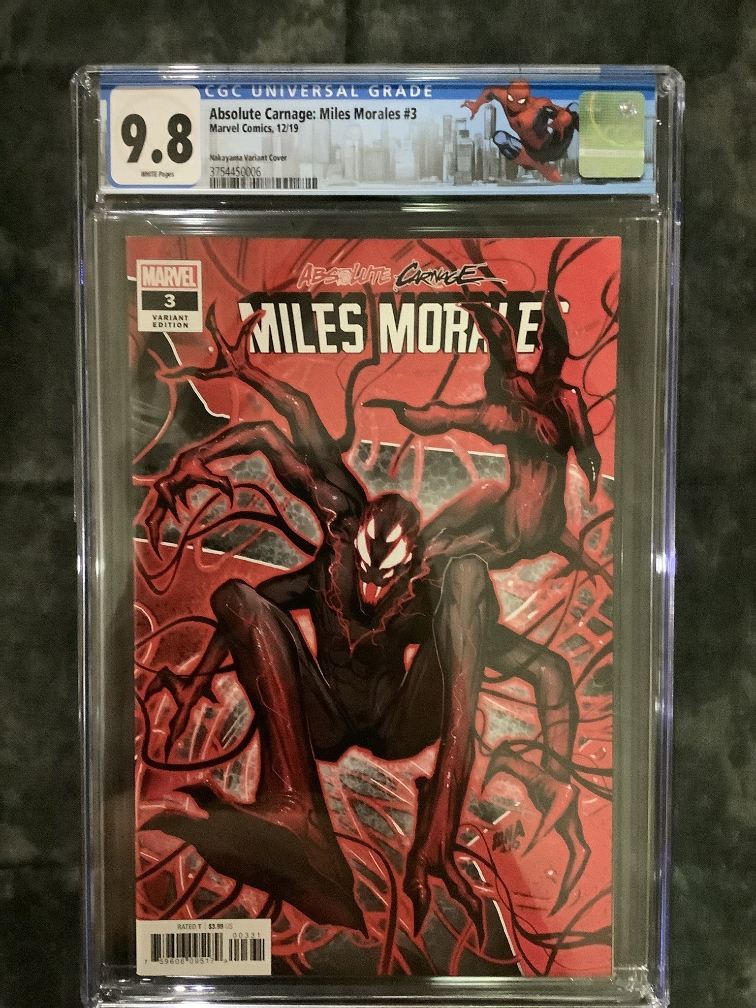 Absolute Carnage: Miles Morales #3 CGC 9.8 50006