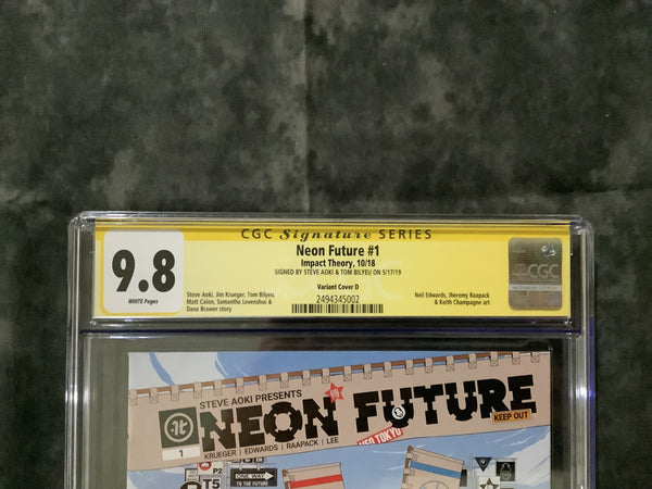 Signed Neon Future #1 CGC 9.8 45002