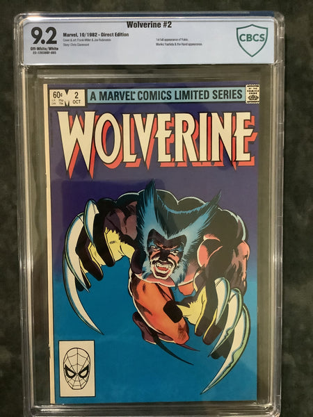 Wolverine #2 CBCS 9.2